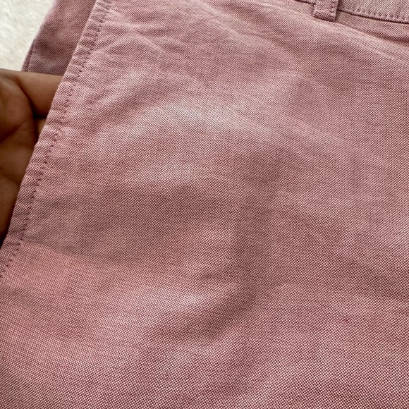 Jos. A. Bank 1905 Men’s Size 38 Oxford Pink Flat Front Shorts Contemporary Style - Picture 2 of 12